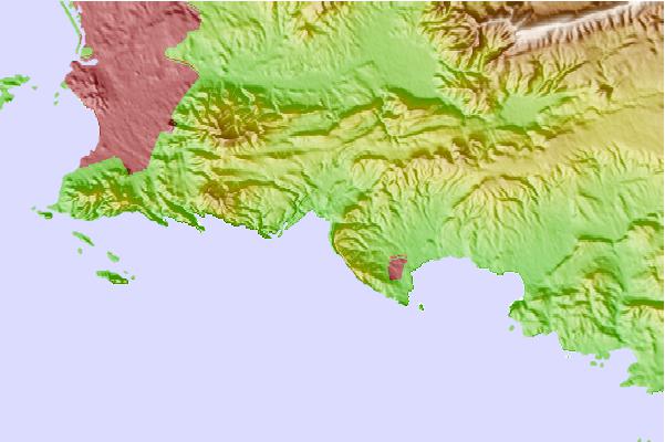 Surf spots located close to Cassis - Plage de l'Arène