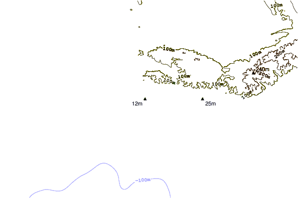 Shoreline around L'Arquet