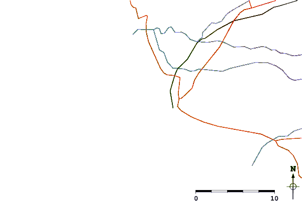Roads and rivers around L'Aubraie