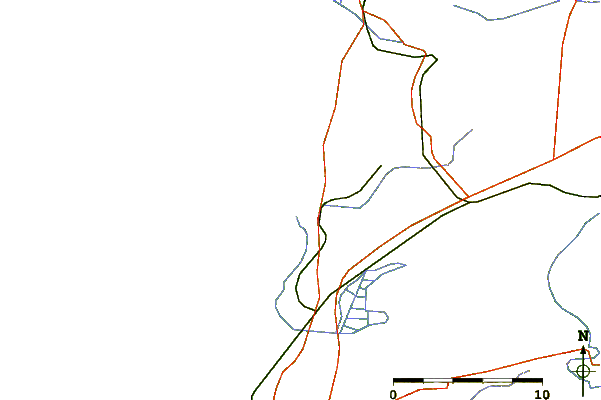 Roads and rivers around L'Epi Nord
