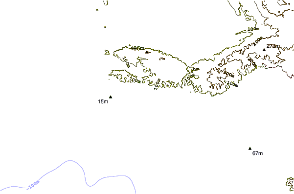 Shoreline around L'Hermitage