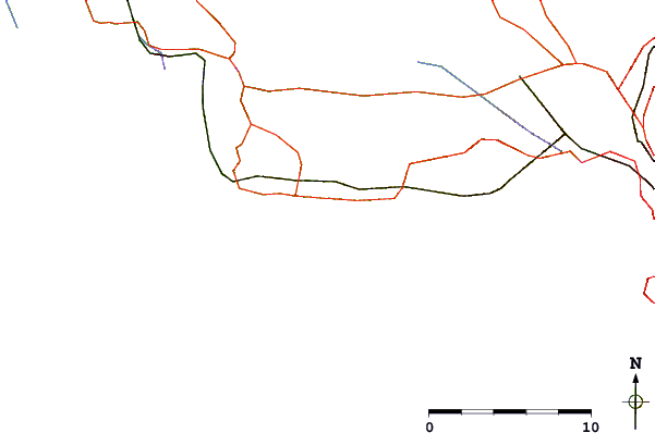Roads and rivers around L'Hermitage