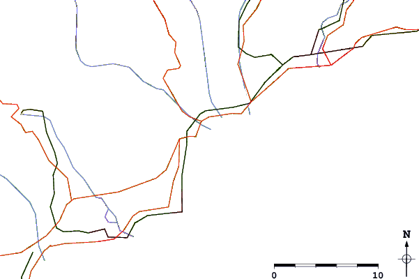 Roads and rivers around L'Hippodrome