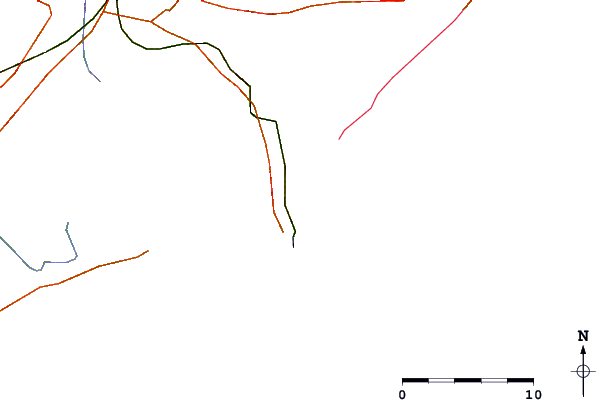 Roads and rivers around La Aguada