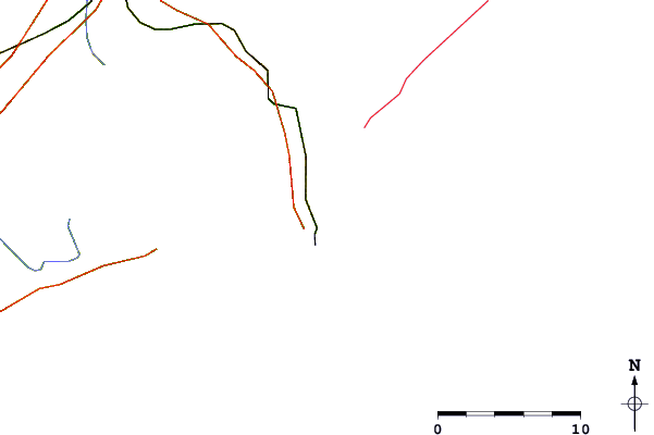 Roads and rivers around La Balconada