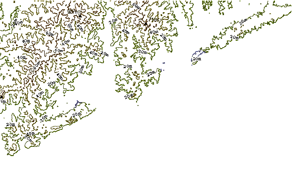 Shoreline around La Barre de Jose Ignacio