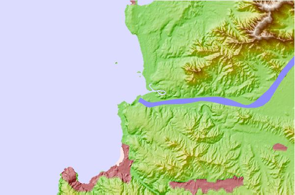 Surf spots located close to La Boca Con Con