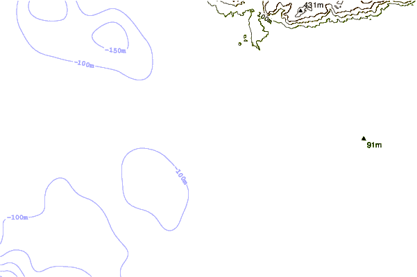 Shoreline around La Bocana