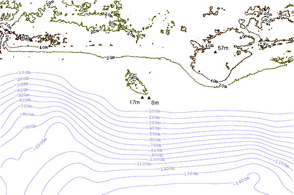 Shoreline around La Boya