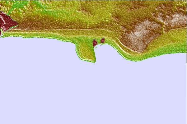 Surf spots located close to La Boya