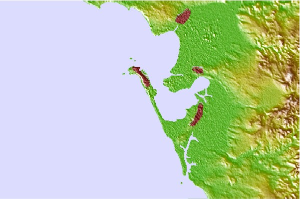 Surf spots located close to La Cabanita