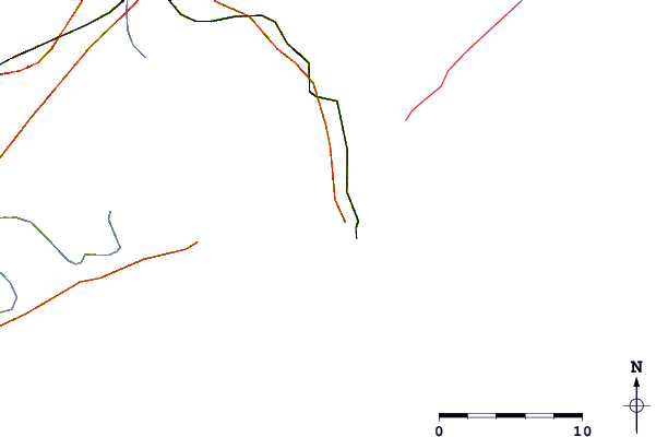 Roads and rivers around La Caldera
