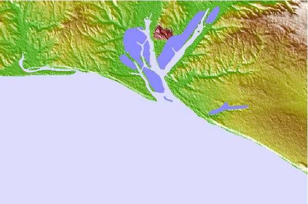 Surf spots located close to Playa de la Canaleta