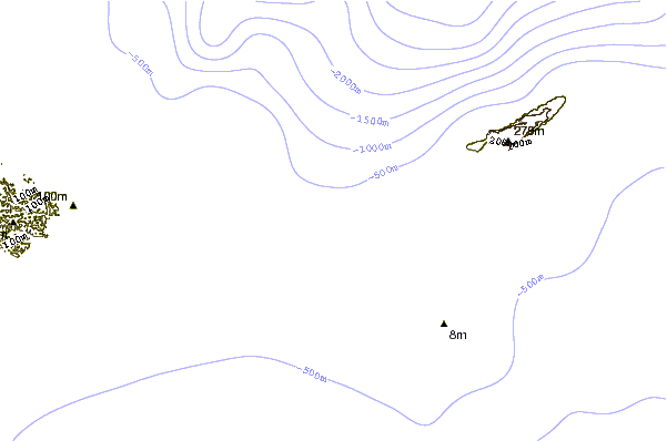 Shoreline around La Chaise