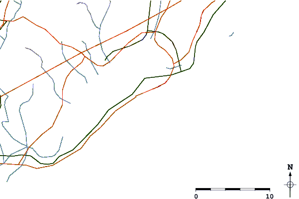 Roads and rivers around La Chapelle