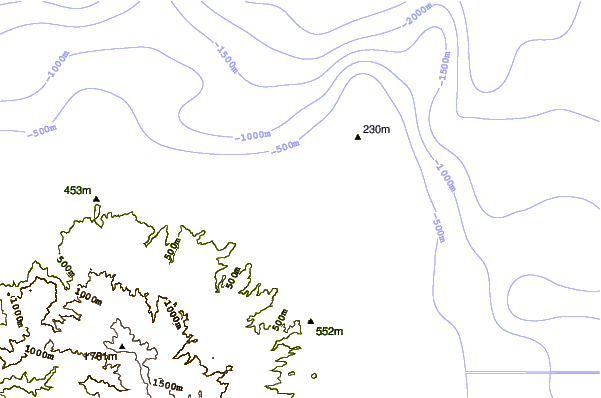 Shoreline around La Cicer