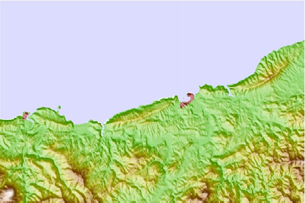 Surf spots located close to La Concha