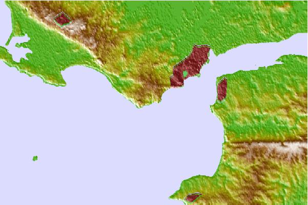 Surf spots located close to La Courance