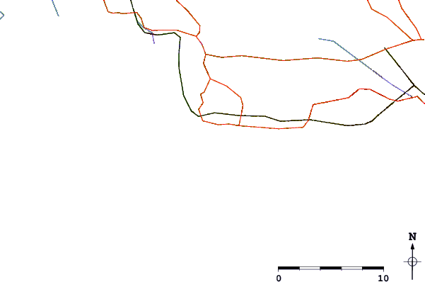Roads and rivers around La Couronne