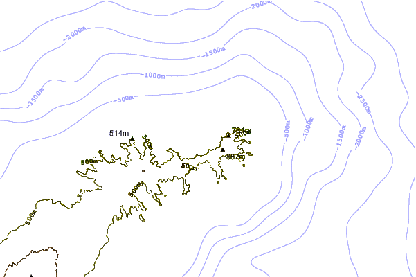Shoreline around La Derecha de Almaciga