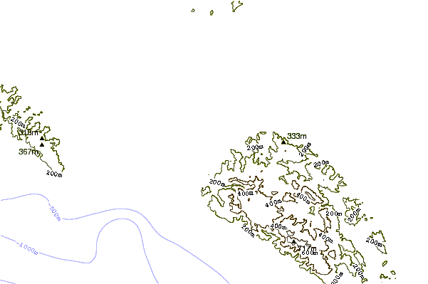 Shoreline around La Esquina del Mar