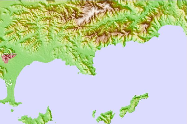 Surf spots located close to La Faviere