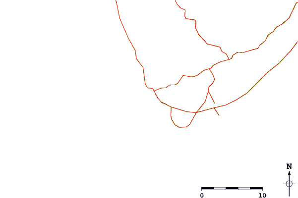 Roads and rivers around La Fitenia