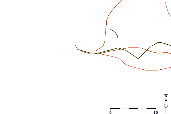 Roads and rivers around La Govelle