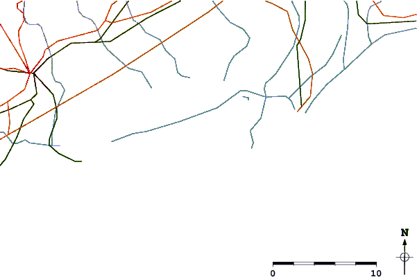 Roads and rivers around La Grande Motte