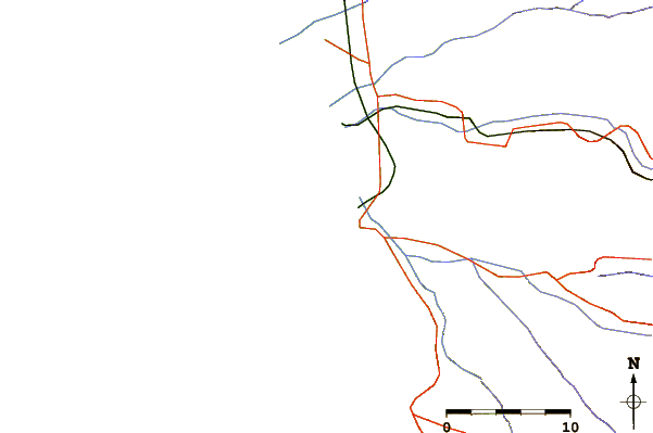 Roads and rivers around La Isla