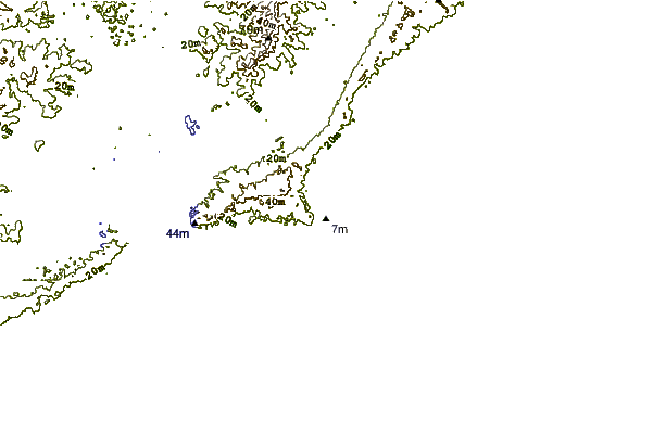 Shoreline around La Isla