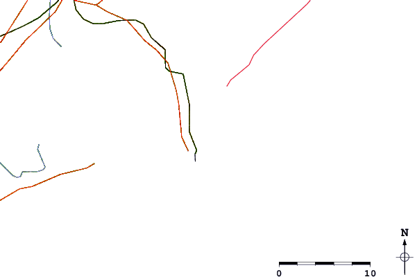 Roads and rivers around La Isla