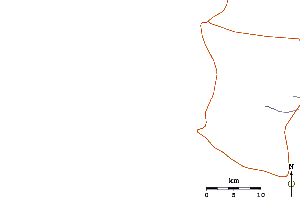 Roads and rivers around La Islilla