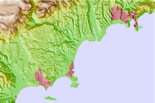 Surf spots located close to La Marina