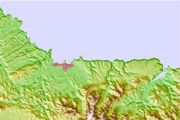 Surf spots located close to La Nora