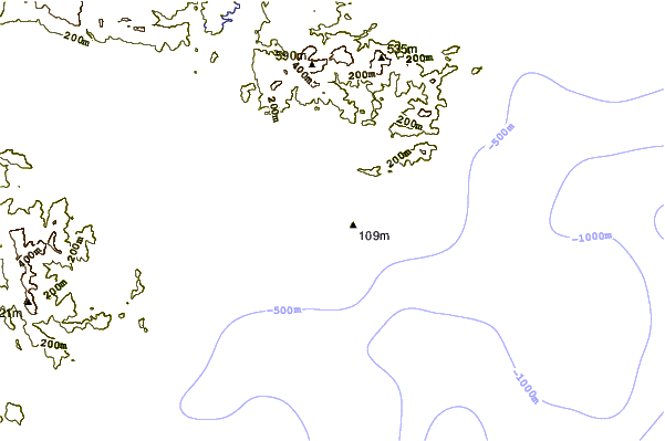 Shoreline around La Paillotte