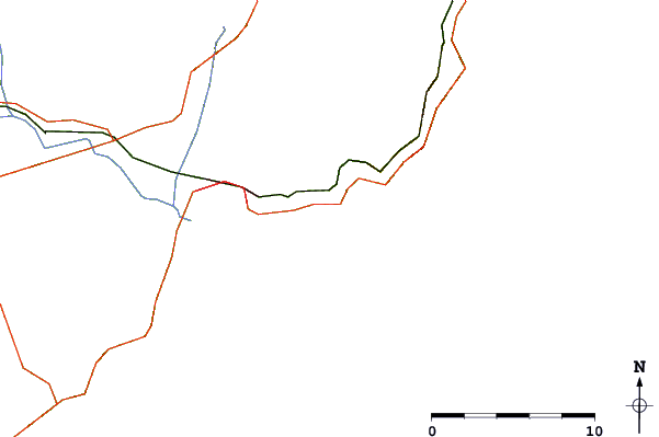 Roads and rivers around La Paillotte