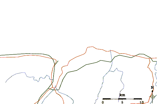 Roads and rivers around La Paloma