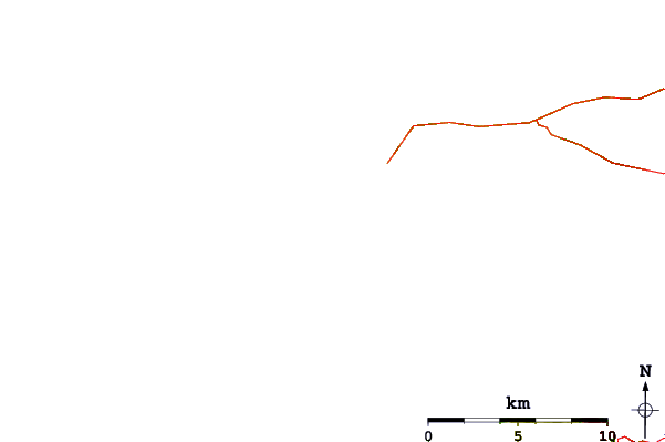 Roads and rivers around La Palue