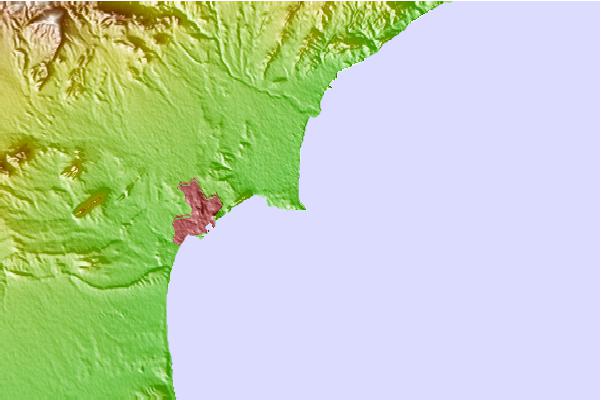 Surf spots located close to La Placa