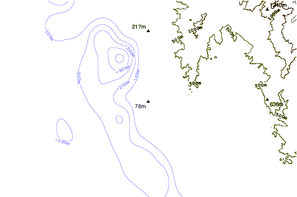 Shoreline around La Playita