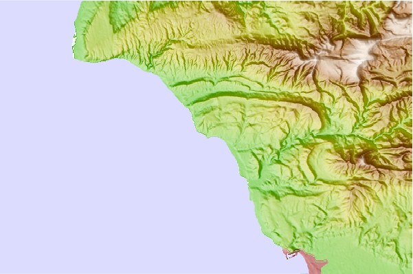 Surf spots located close to Anchor Point