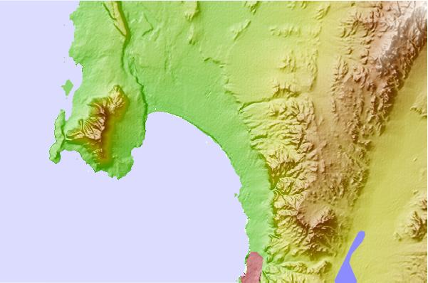 Surf spots located close to La Portada