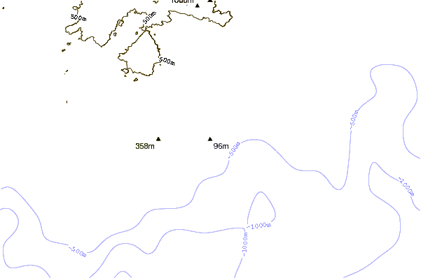 Shoreline around La Punta