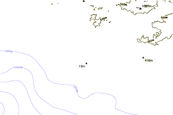 Shoreline around La Punta