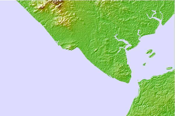 Surf spots located close to La Puntilla