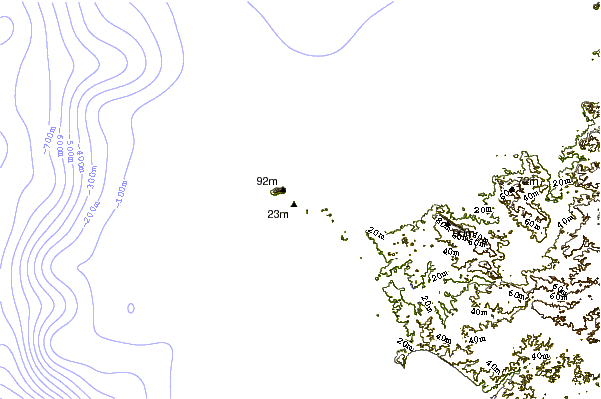 Shoreline around La Puntilla