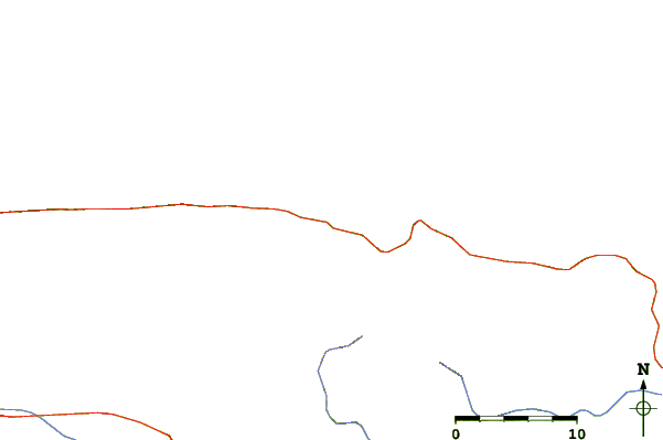 Roads and rivers around La Sabana