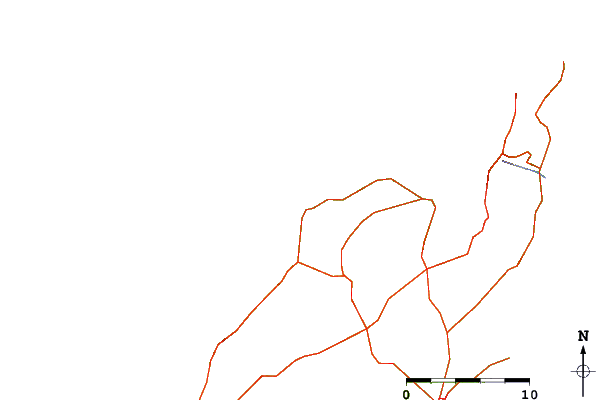 Roads and rivers around La Santa - El Quemao