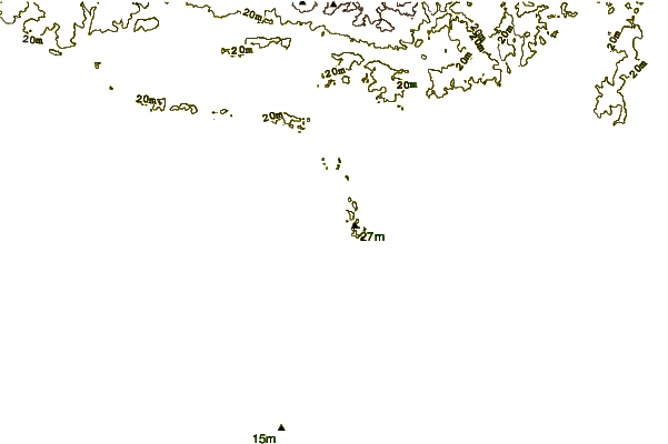 Shoreline around La Terriere